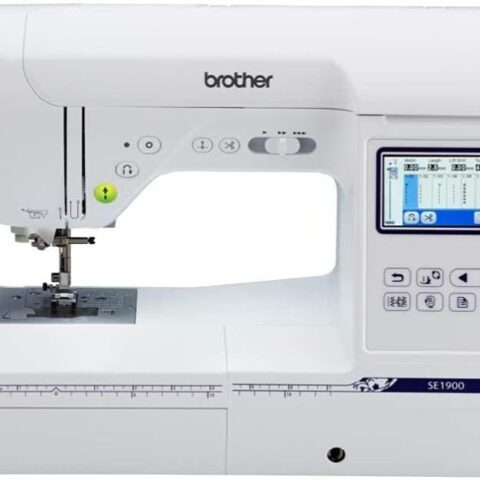 Brother SE1900 Sewing & Embroidery Machine – 240 Stitches, 138 Designs, 5"x7" Hoop, LCD Touchscreen, USB, 8 Feet Included
