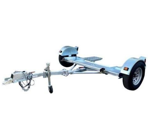 Beltenza Galvanized Car Tow Dolly – Folding RV Trailer with Surge Brake