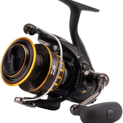 Daiwa BG Spinning Reel – Heavy-Duty Aluminum Body, Carbon ATD Drag, Digigear System & Braid-Ready Spool