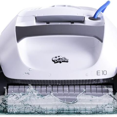 Dolphin Explorer E40 Robotic Pool Cleaner with Wi-Fi – Wall-Climbing, Waterline Scrubbing, Dual Drive Precision, for Inground Pools up to 50 ft
