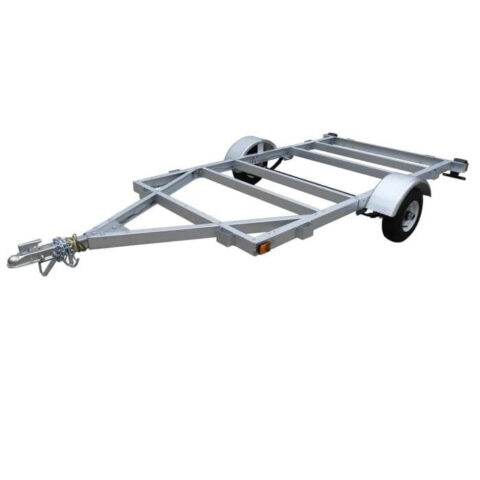 Beltenza STIRLING 4x8 Galvalume Utility Trailer – Compact Kit Design, 1000 lb Load Capacity
