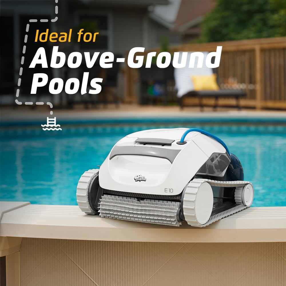 Dolphin Explorer E40 Robotic Pool Cleaner with Wi-Fi – Wall-Climbing, Waterline Scrubbing, Dual Drive Precision, for Inground Pools up to 50 ft - Image 8