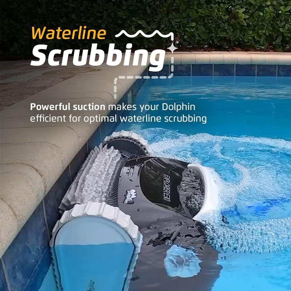 Dolphin Explorer E40 Robotic Pool Cleaner with Wi-Fi – Wall-Climbing, Waterline Scrubbing, Dual Drive Precision, for Inground Pools up to 50 ft - Image 13