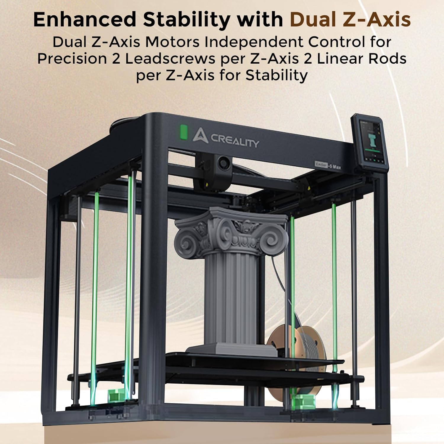 Creality Ender-5 Max 3D Printer – 400x400x400mm Large Build Volume - Image 6