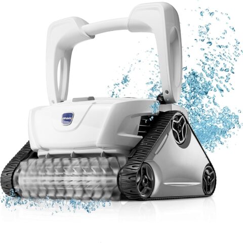 Polaris P825 Robotic Pool Vacuum – Inground Cleaner with Wall Climb & Cyclonic Suction, 40ft Range