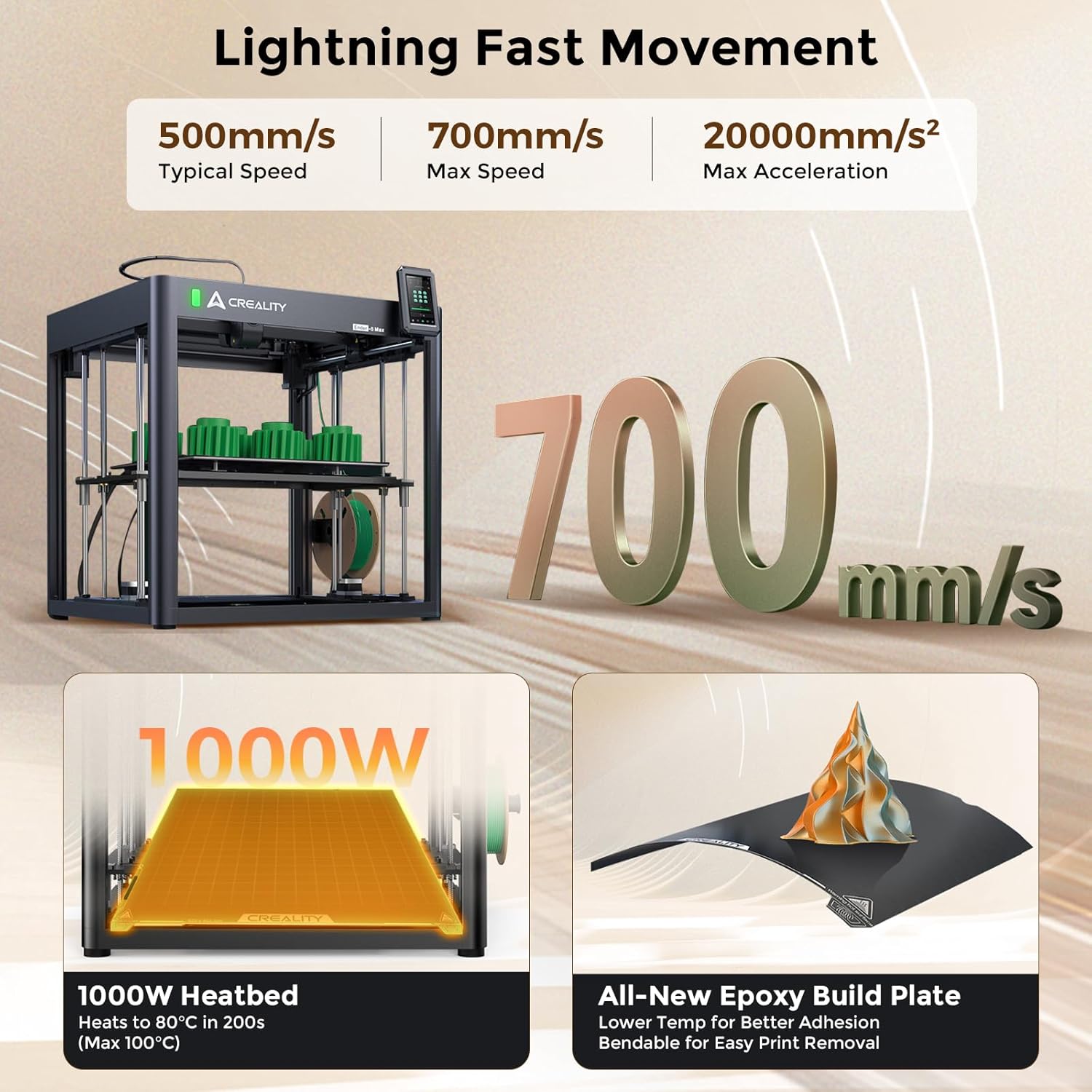 Creality Ender-5 Max 3D Printer – 400x400x400mm Large Build Volume - Image 5
