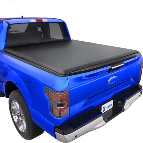 Tyger Auto T1 Soft Roll-Up Tonneau Cover for 2021–2025 Ford F-150 & Lightning | 5.5ft (67") Bed