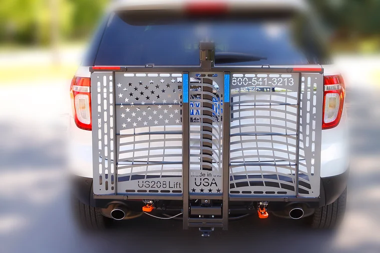 Beltenza Patriotic Electric Lift Wheelchair Carrier for Cars - Image 2