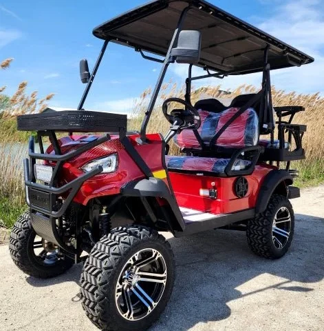 Renegade 4-Seater Lifted Electric Golf Cart – Powerful Street-Ready Design for Leisure & Resort Use
