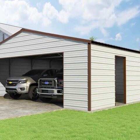 VersaTube Frontier Steel Garage 24x24x9 Kit