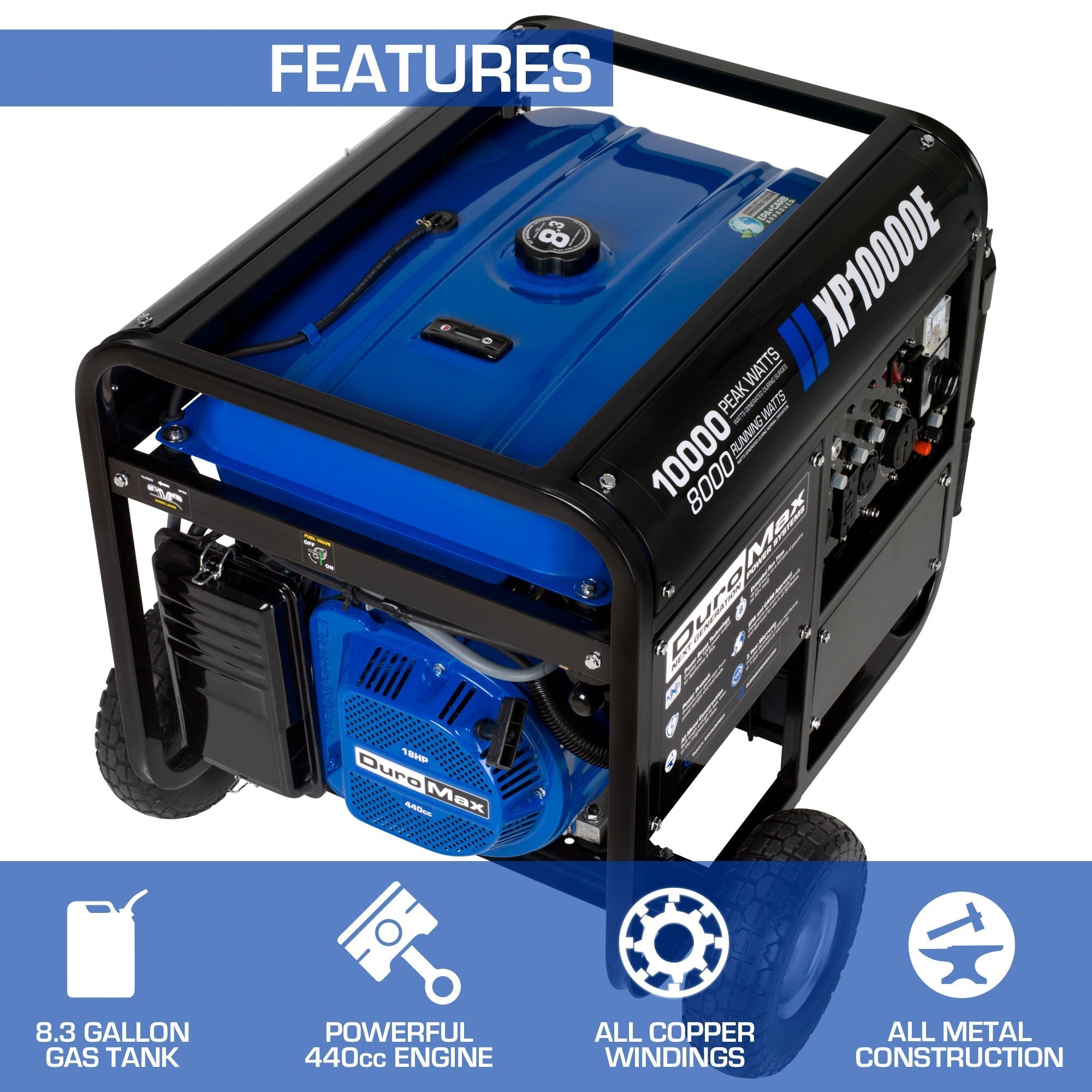 Beltenza 10,000 Watt Gasoline Portable Generator - Image 2