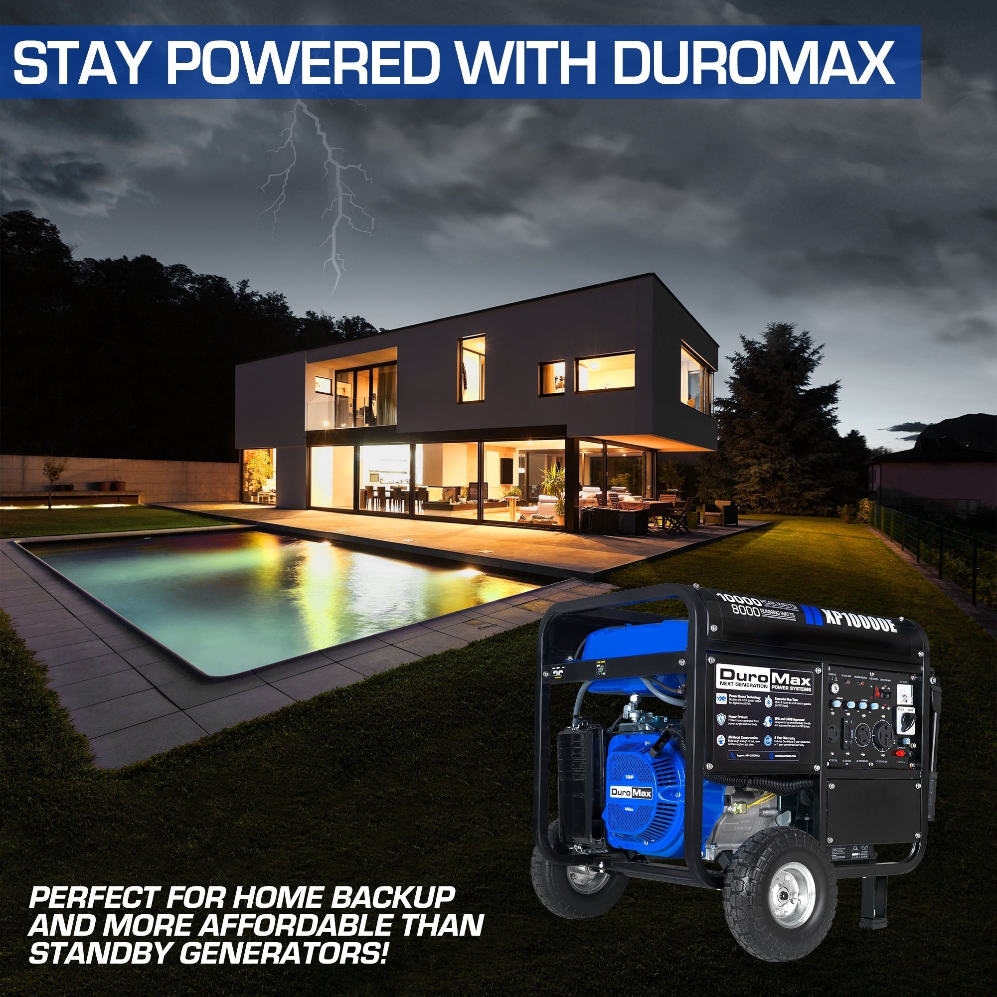 Beltenza 10,000 Watt Gasoline Portable Generator - Image 7
