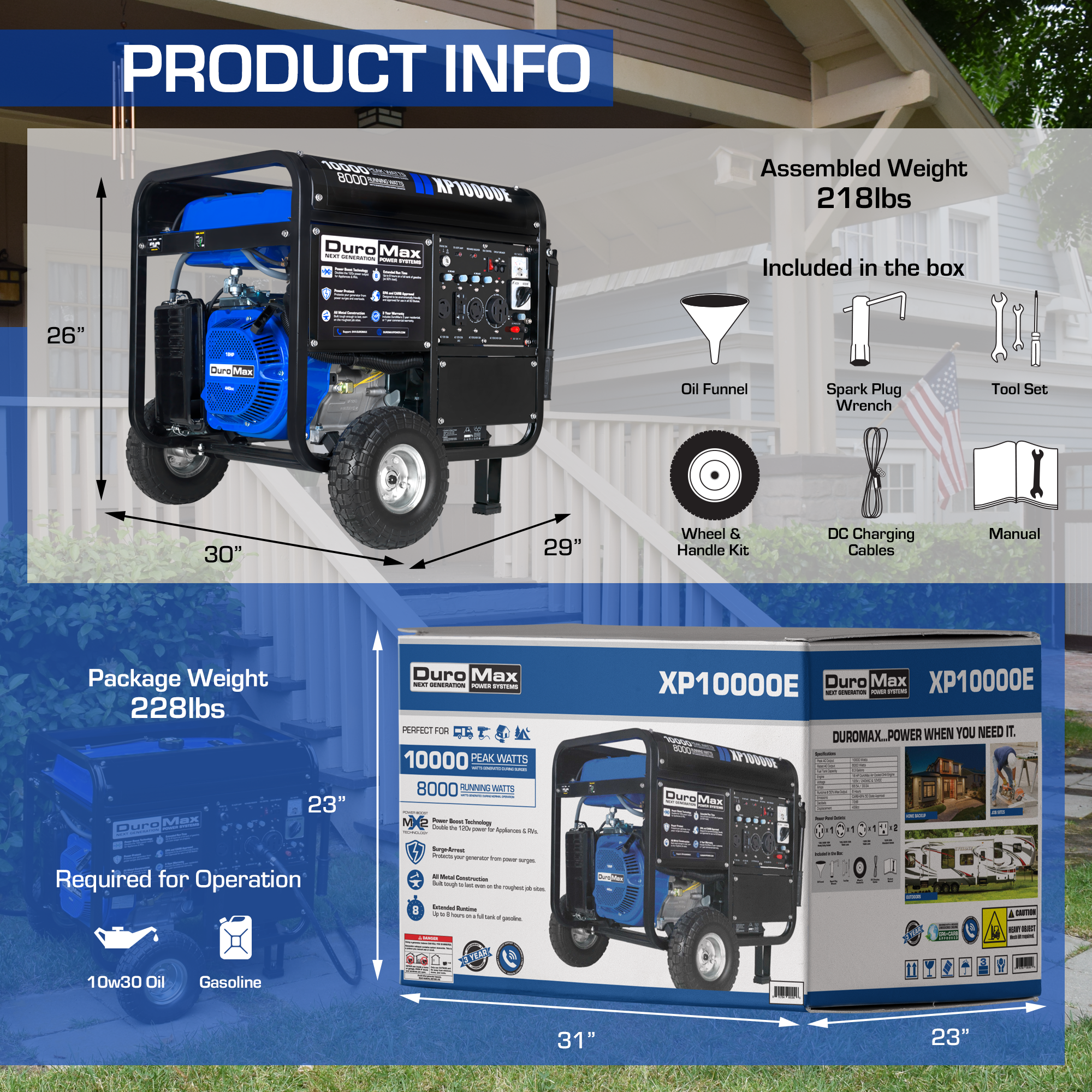 Beltenza 10,000 Watt Gasoline Portable Generator - Image 8