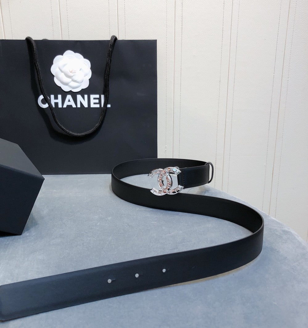Classic Design - Belt with Double C Buckle Latest - Image 3