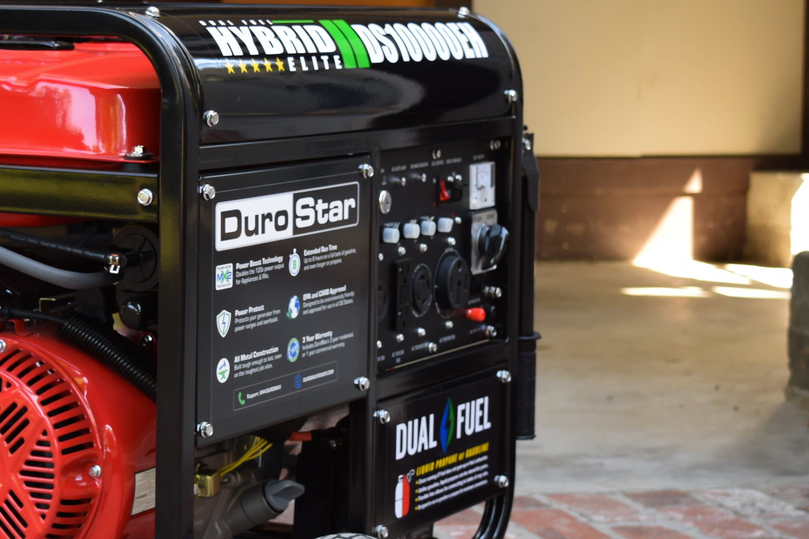 Beltenza 10,000 Watt Dual Fuel Portable Generator - Image 9